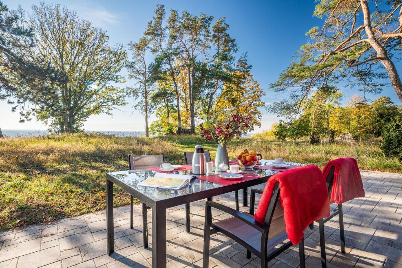 Ferienhaus "Biberburg Am Haff" Garz  Esterno foto