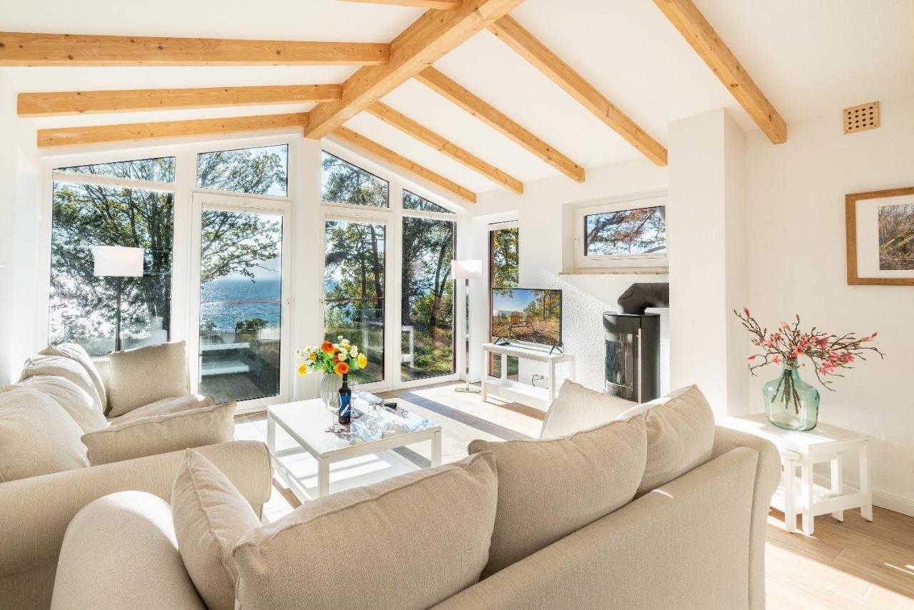 Ferienhaus "Biberburg Am Haff" Garz  Esterno foto