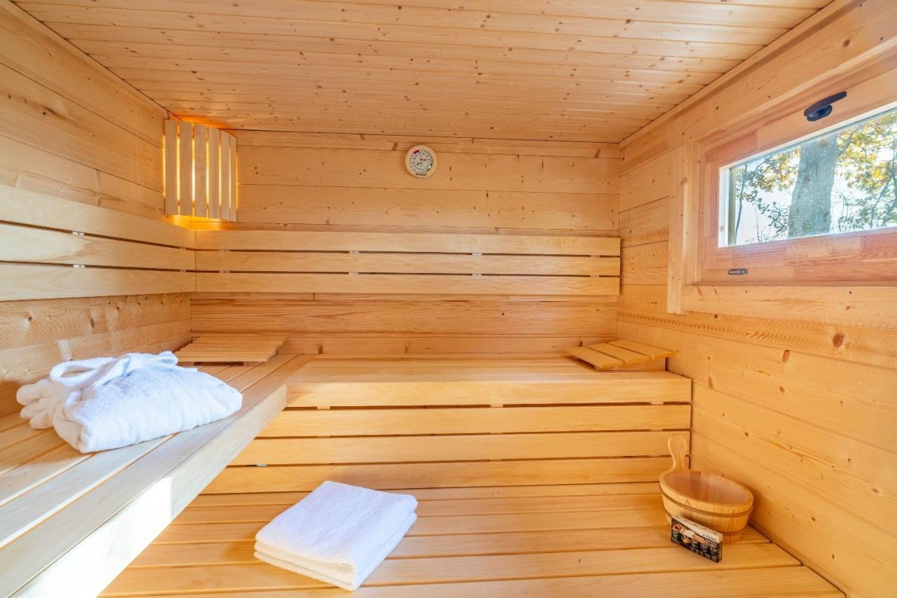 Ferienhaus "Biberburg Am Haff" Garz  Esterno foto